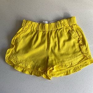 J. Crew Crewcuts Girls Ruffle Chino Shorts (kids size 10)